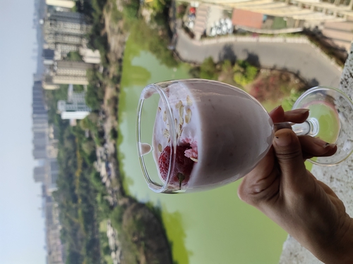 Not-so-sweet Strawberry dessert