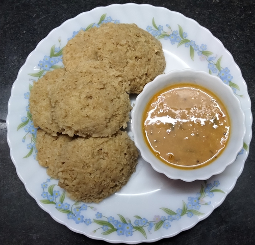 Soya Idli Sambar
