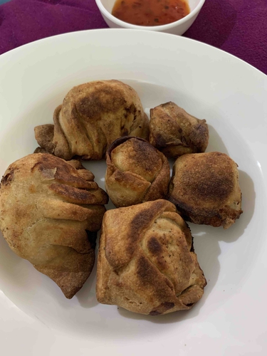 (air fried) Chicken Momos