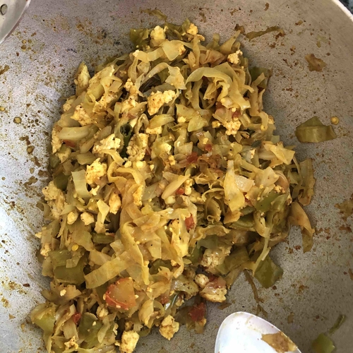 Paneer Cabbage Sabji