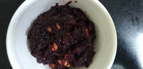Beetroot Jaggery Halwa