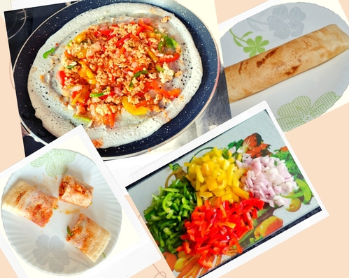 Schezwan Paneer Dosa
