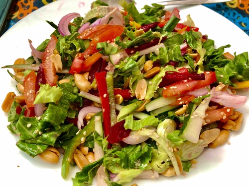 Thai peanut salad