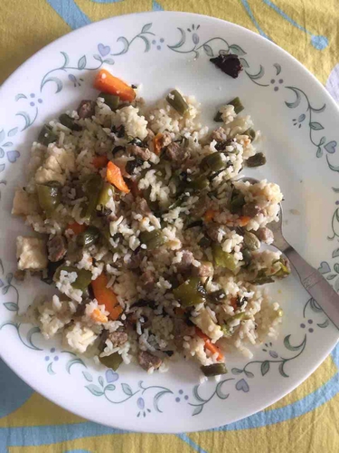 paneer soya rice