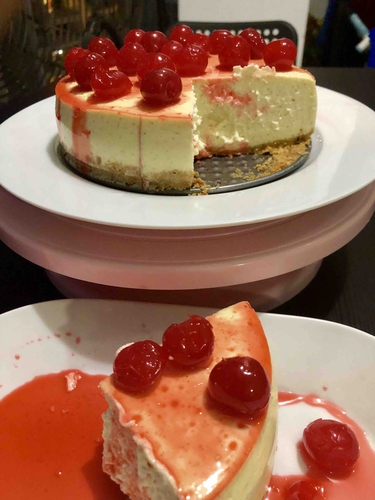 baked cheesecake sugar free ( keto friendly) servings 5-6 slices