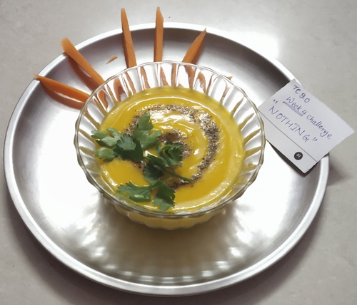 pumpkin paneer soup