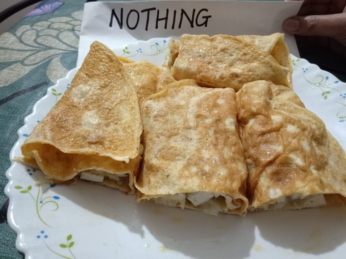egg tofu wrap