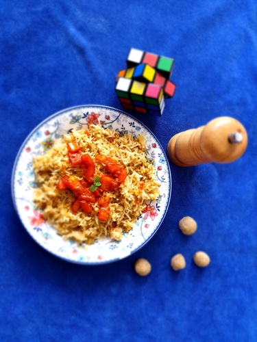 KEEMA PULAV ( SOYA RICE)