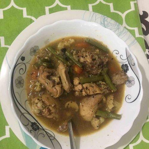 Veggie chicken stew