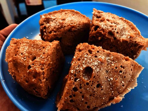 protein mocha cake