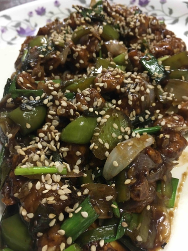 soya chunk chilli