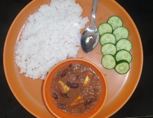 Paneer wale Rajma Chawal 😁