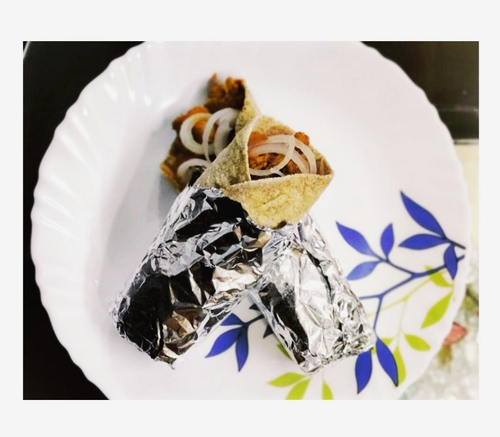Multi grain chicken wrap