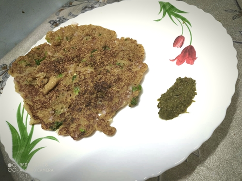Soya chunks,Suji chilla