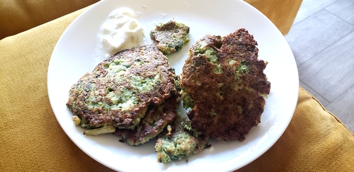 Brocolli fritters