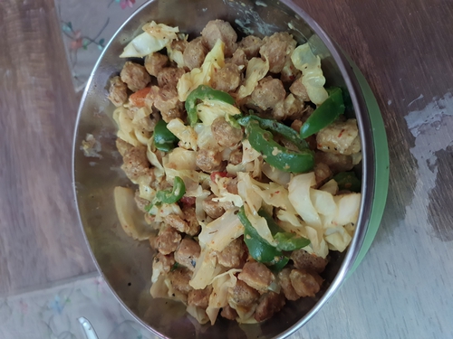veg. cheese mini soya pulav