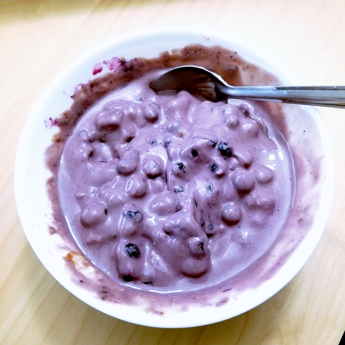 Frozen protein yogurt