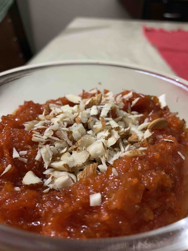 Pumpkin carrot halwa