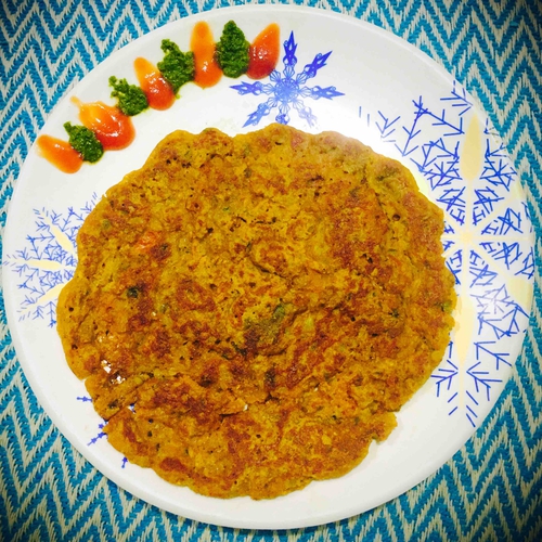 Eggless omelette