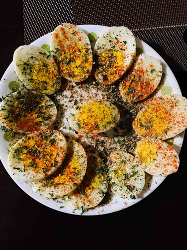 spicy boiled eggs
