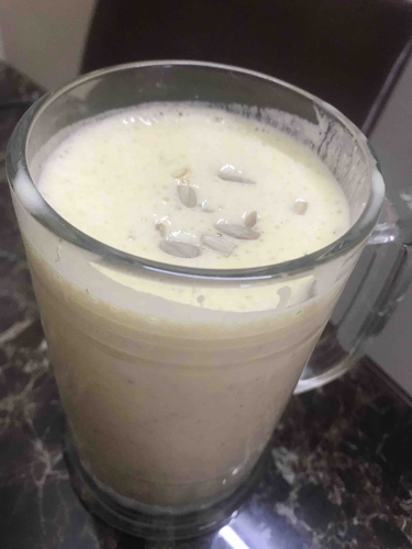 Mango whey lassi