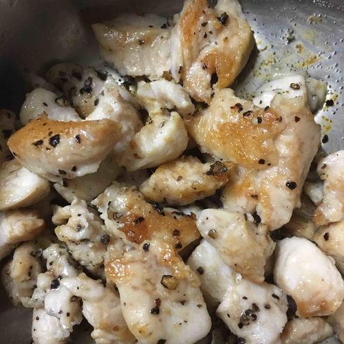 Chicken pepper bites