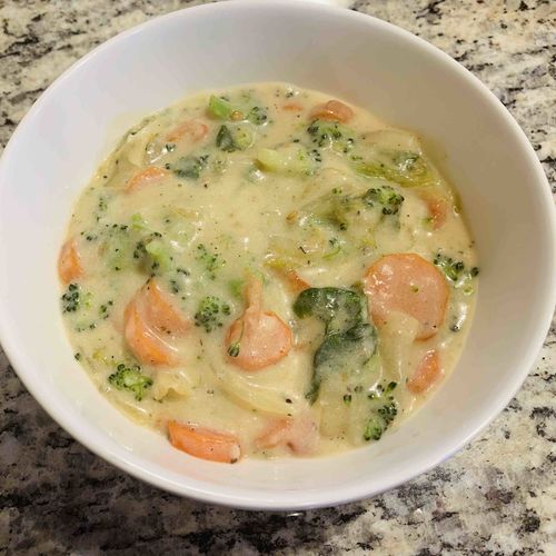 Cream of Veggies soup