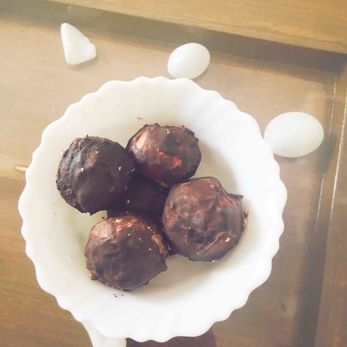 Choco paneer truffle