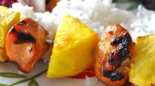 Hawaiian Chicken Kabobs