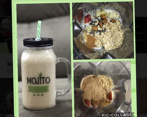 apple oats smoothie