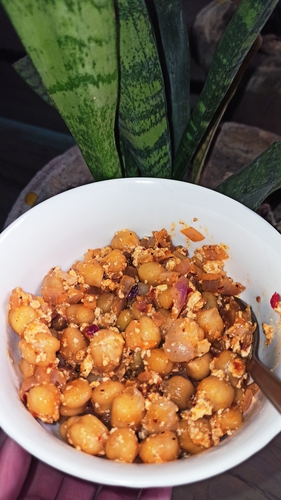 Healthy Channa Chaat