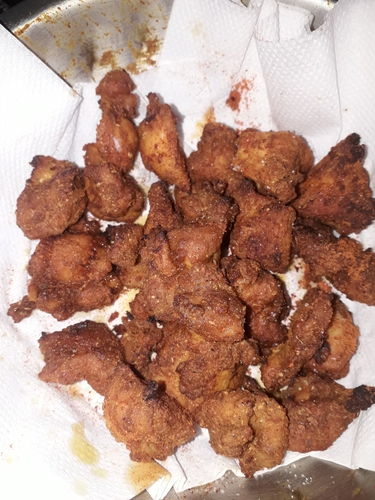 microwaved chicken kabab