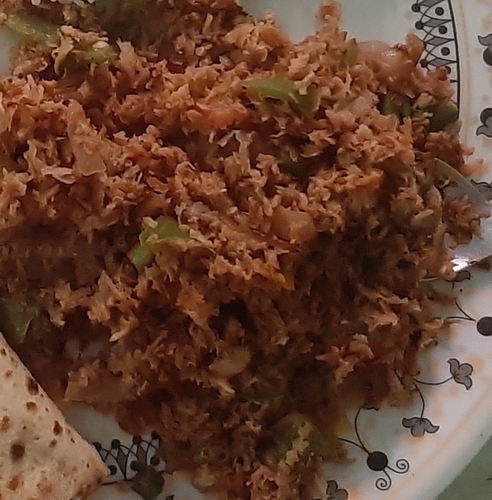 soyabeen chunks bhurgi