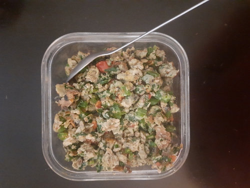 scrambled egg with veggies